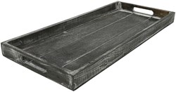 Countryfield dienblad houten serveertray grey-wash 21x48cm rechthoek