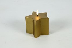 Countryfield bougie LED étoile or 10x10,5cm jouet décoratif