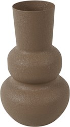 Cilgro vase décoration marron 12x12x20cm céramique moderne