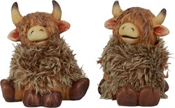 Cilgro Schotse hooglander knuffel Temmi M 9x6x10cm speelgoed