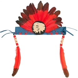 Souza for Kids coiffe indienne - accessoire déguisement réglable multicolore