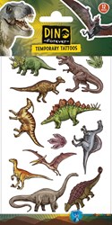 Totum tatouages dinosaures - tatouages temporaires enfants 12 pièces