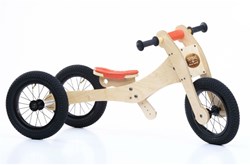 Trybike accessoires draisienne - housse de selle orange pour draisienne en bois