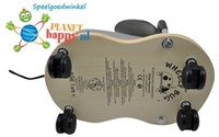 Wheelybug loopauto muis klein - loopwagen voor peuters - grijs-2