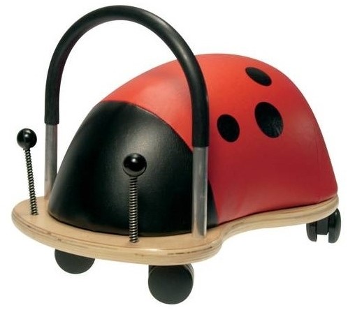 Wheelybug Loopauto Lieveheersbeestje - Groot