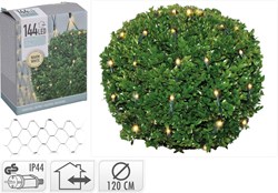 Buxusbalverlichting LED 144 lampjes warm wit 120cm buiten kerst