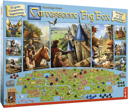 999 Games Carcassonne Big Box 3 - Bordspel - 7+