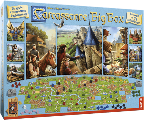 999 Games Carcassonne Grote Doos 3 Bordspel 7+