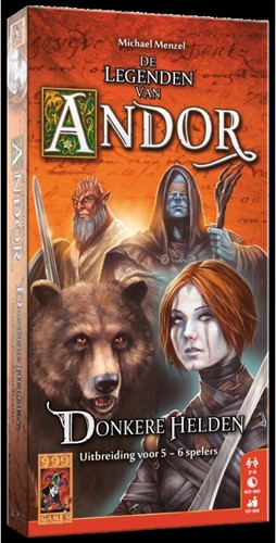 999 Games De Legenden van Andor: Donkere Helden 5/6 - Bordspel - 10+