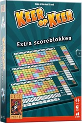 999 Games Keer op Keer Scoreblok 3 stuks Level 1 - Dobbelspel - 8+