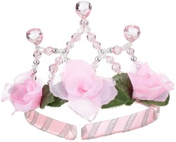Souza Kroon Catherina, roze-zilver (1 stuk)