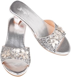 Souza Slipper hoge hak Mariona, zilver metallic mt. 30/31 (1 paar)