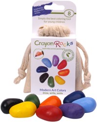 Crayon Rocks crayons de couleur Modern Art ergonomiques 8 couleurs coton