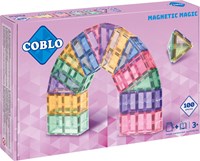 Coblo jouet tuiles magnétiques Pastel 100 pièces