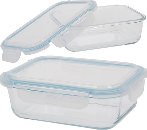 Excellent Houseware ovenschaal glas bakken en vriezen met deksel 1L multi