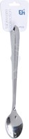 Excellent Houseware lange lepel set - 5 stuks RVS zilver - koffielepel