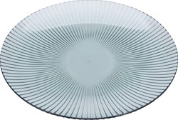 Kunststof bord Pebel Rib blauw 20cm duurzaam en lichtgewicht