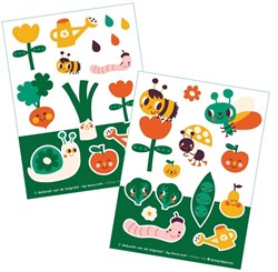 Bora Shop sticker vellen tuinplezier 2 x A6 - creatieve stickerset