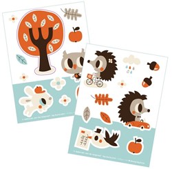 Bora Shop stickerset speelgoed 2 x A6 Henry & Hetty - creatieve stickers