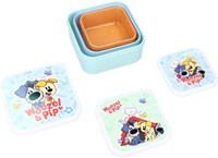 Snackbox Woezel en Pip - 3-in-1 lunchbox set voor kinderen snacken-2