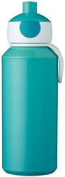 Mepal drinkfles pop-up Campus 400 ml turquoise - kindvriendelijk en lekvrij