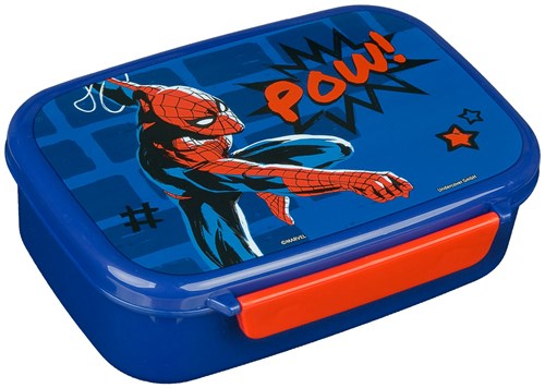 Lunchbox Spiderman boîte à déjeuner en plastique multicolore pour enfants