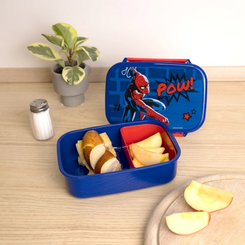 Lunchbox Spiderman boîte à déjeuner en plastique multicolore pour enfants-3