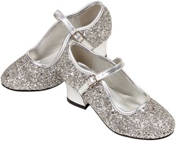 Souza Schoentjes hoge hak Marguerita, zilver glitter, mt. 27 (1 paar)