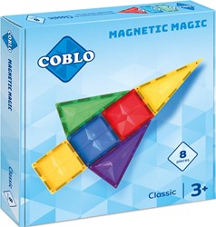 Coblo jouet tuiles magnétiques Classic 8 pièces
