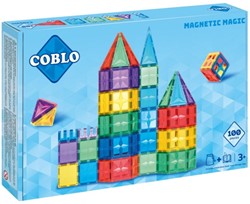 Coblo jouet tuiles magnétiques Classic 100 pièces