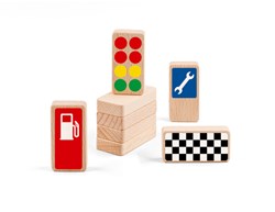 Waytoplay speelgoed verkeersborden set - flexibele racebaan accessoires