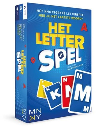 MNKY Entertainment kaartspel Het Letterspel - educatief spel voor kinderen