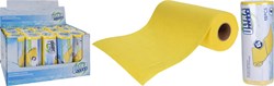Koopman chiffon de nettoyage rouleau 15 pièces jaune absorbant ménage