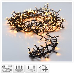 Kerstverlichting MicroCluster 560 LED warm wit 11 meter voor binnen en buiten
