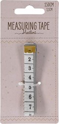 Meetlint wit flexibel 1,5 meter voor hobby en naaien
