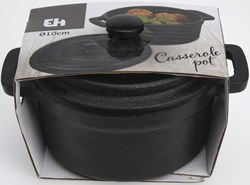Braadpan mini gietijzer 10cm - gietijzeren pan voor bakken en braden