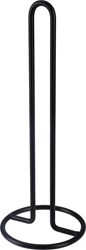 Excellent Houseware keukenrolhouder zwart metaal - 35x12 cm tafel accessoire