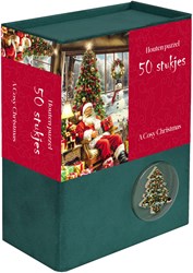 Tucker's Fun Factory puzzle de Noël en bois - Puzzle A Cosy Christmas 50 pièces