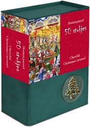 Tucker's Fun Factory puzzle de Noël en bois - Cheerful Christmas Carousel 50 pièces