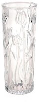 HBX natural living vase verre Boheme transparent 25cm décoration