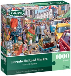 Falcon puzzle Portobello Road Market 1000 pièces puzzle carton