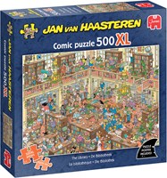 Jumbo legpuzzel Jan van Haasteren XL De Bibliotheek 500 stukjes puzzel
