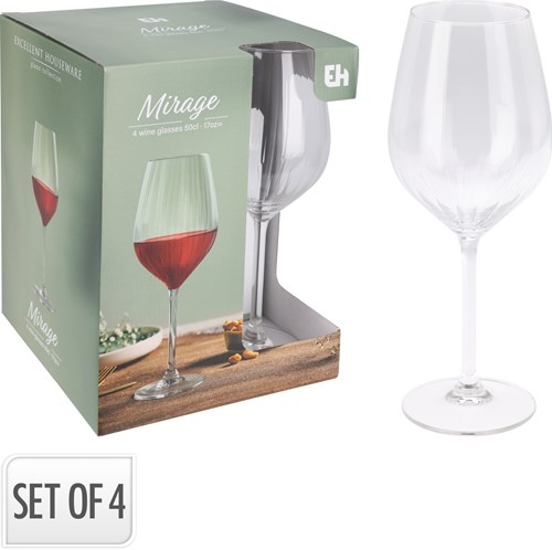 Wijnglas Mirage speelgoedset - educatief spel voor kinderen 4 stuks