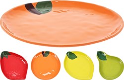 HH - Koopman vaisselle enfant assiette mélamine fruits 230x230mm colorée