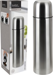 Isolatiekan rvs 500ml thermosfles zilver - ideaal voor warme dranken