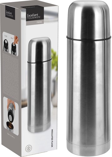 Carafe isotherme bullet 0,75L inox bouteille thermos multicolore