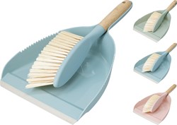 HH - Koopman ensemble pelle et balayette jouet avec manche en bambou pastel