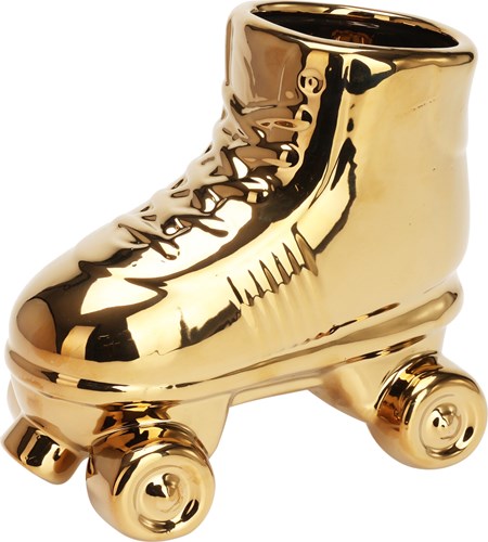 HH - Koopman vase jouet Rollerskate or 20cm décoratif