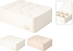 HH - Koopman boîte à thé jouet éducatif pastel carton 240x165mm