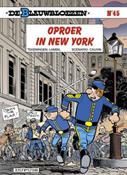 Stripboeken stripverhalen De Blauwbloezen Oproer in New York 45